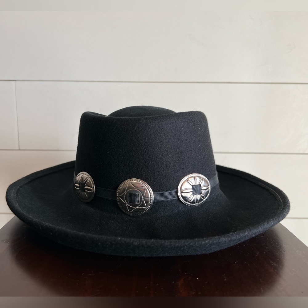 Vintage Arlin black wool hat 7008